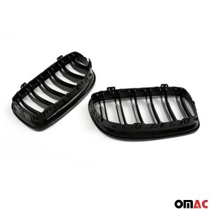 BMW 3 Series Grille - Omac - Gloss Black - '09-'12
